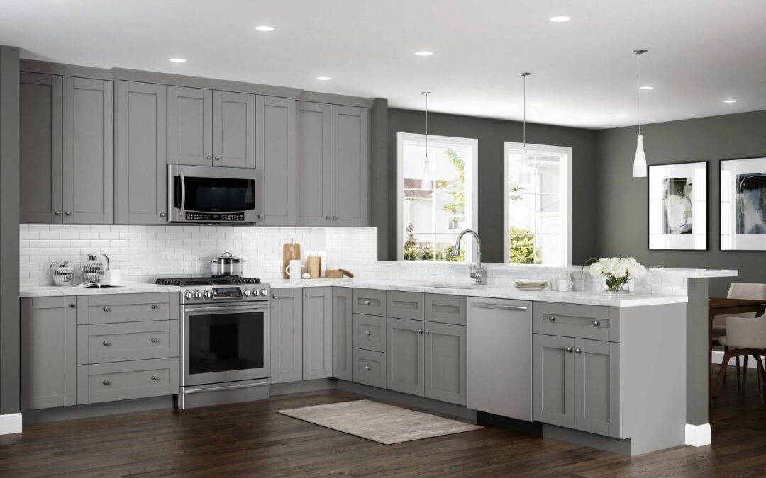 Gray kitchen Cabinets