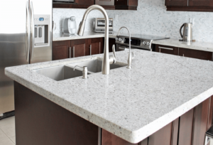 white granite countertops